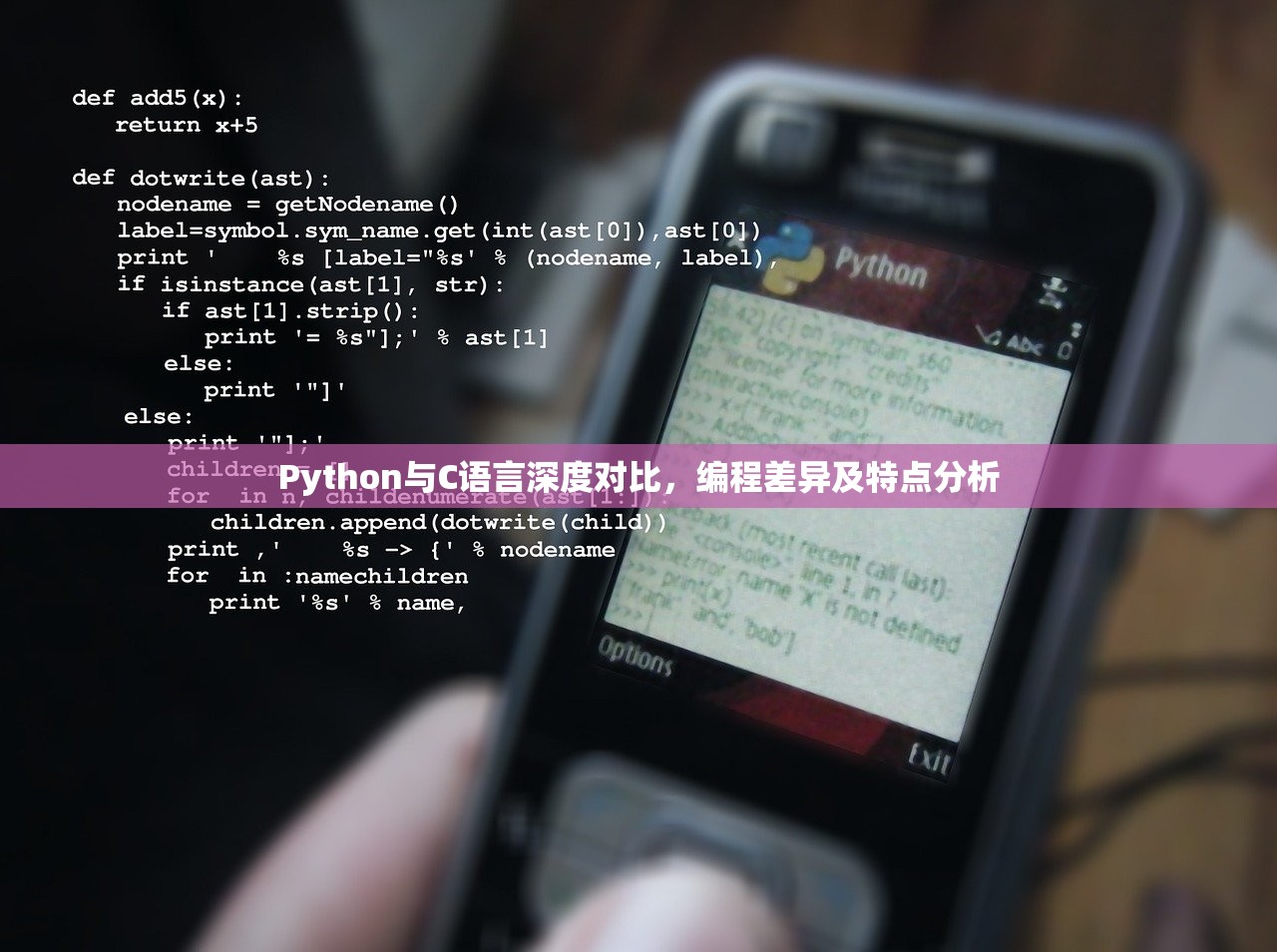 Python与C语言深度对比，编程差异及特点分析